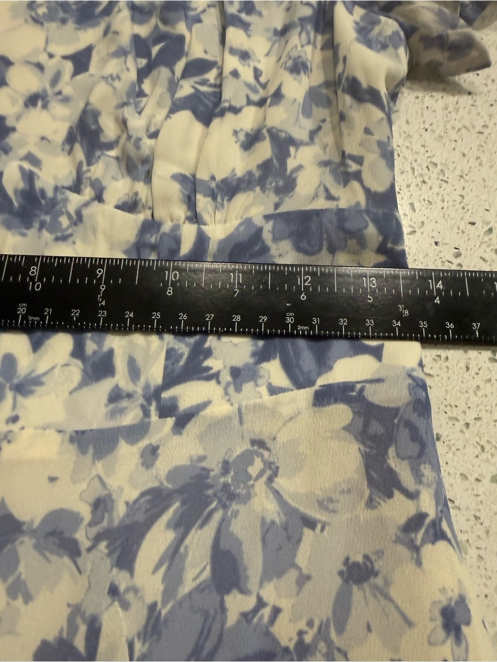 Reformation Blue & White Floral Mini Dress B3 - Picture 10 of 13